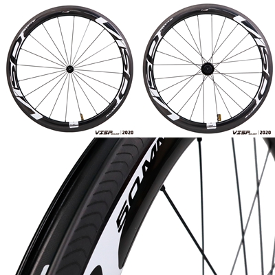 ล้อจักรยานเสือหมอบคาร์บอน VISP BASIC SERIES 2020 Rim 50/50 MM UD GLOSSY