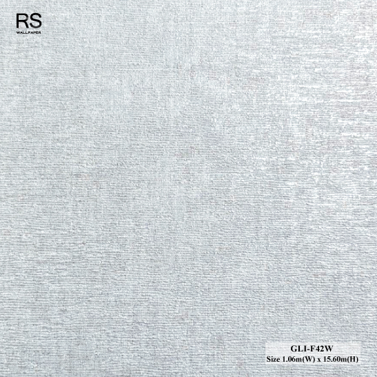 วอลเปเปอร์สีเทาเงิน มีกากเพชรสีเงิน GLI-F42W