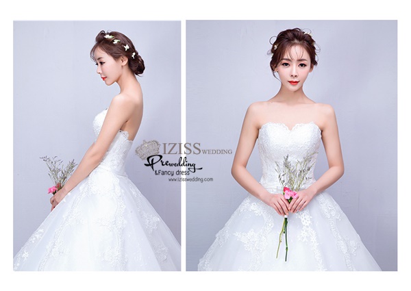 BR250 **พรีออเดอร์**ชุดแต่งงาน&ชุดเจ้าสาวแบบยาวสีขาวเกรดพรีเมี่ยม เปิดไหล่ มีแขน หรูหราน่ารัก สวยโดดเด่นไม่ซ้ำใคร