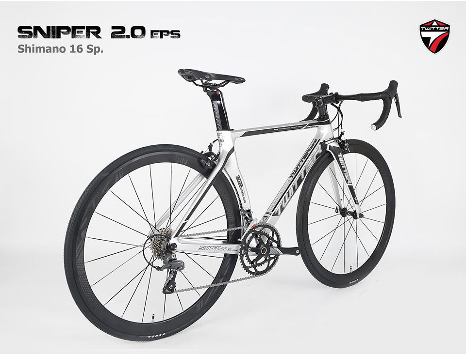 ส่งฟรี 11 สปีด จักรยานเสือหมอบคาร์บอนTWITTER รุ่น SNIPER PRO (RS) (2021)