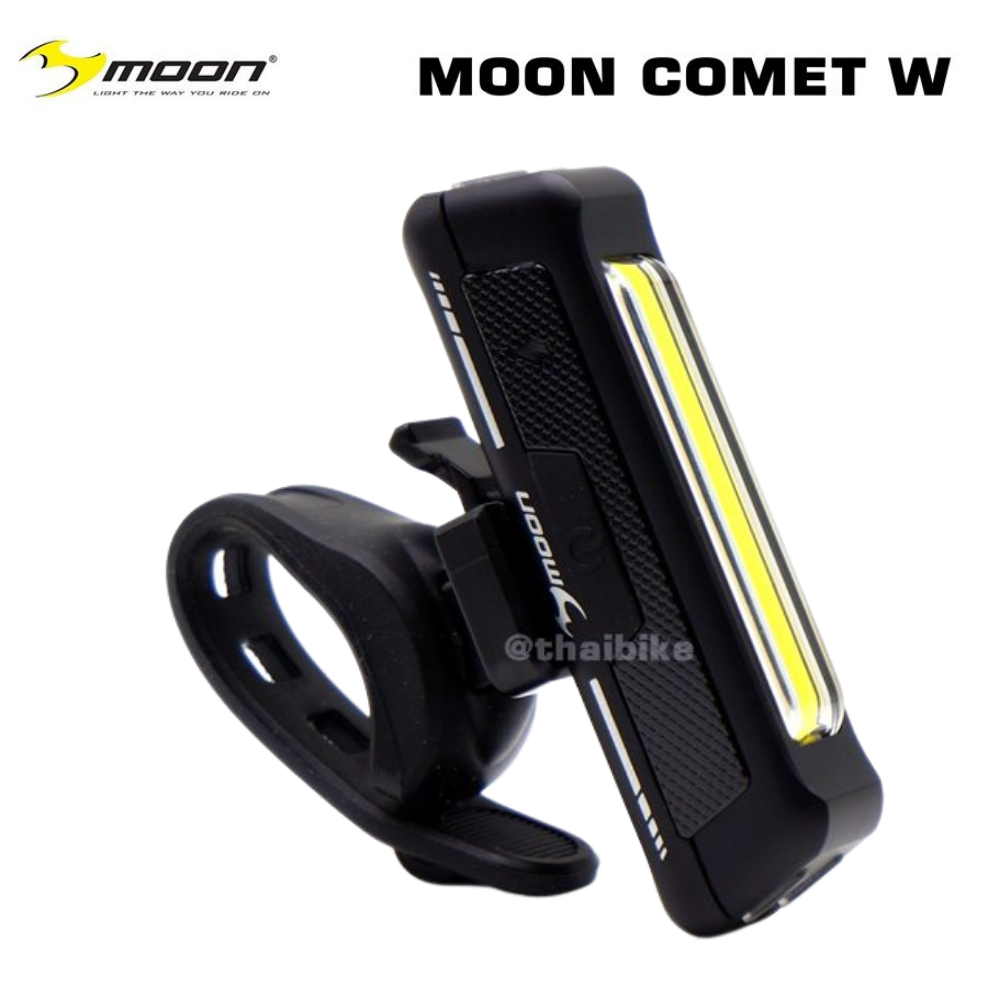 !! แท้ ไฟจักรยาน MOON COMET W usb rechargeable light 100LM ไฟสีขาว
