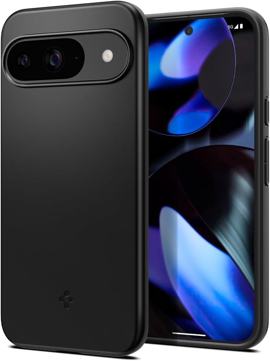 Spigen Thin Fit Designed for Pixel 9 case/Pixel 9 Pro case - Black