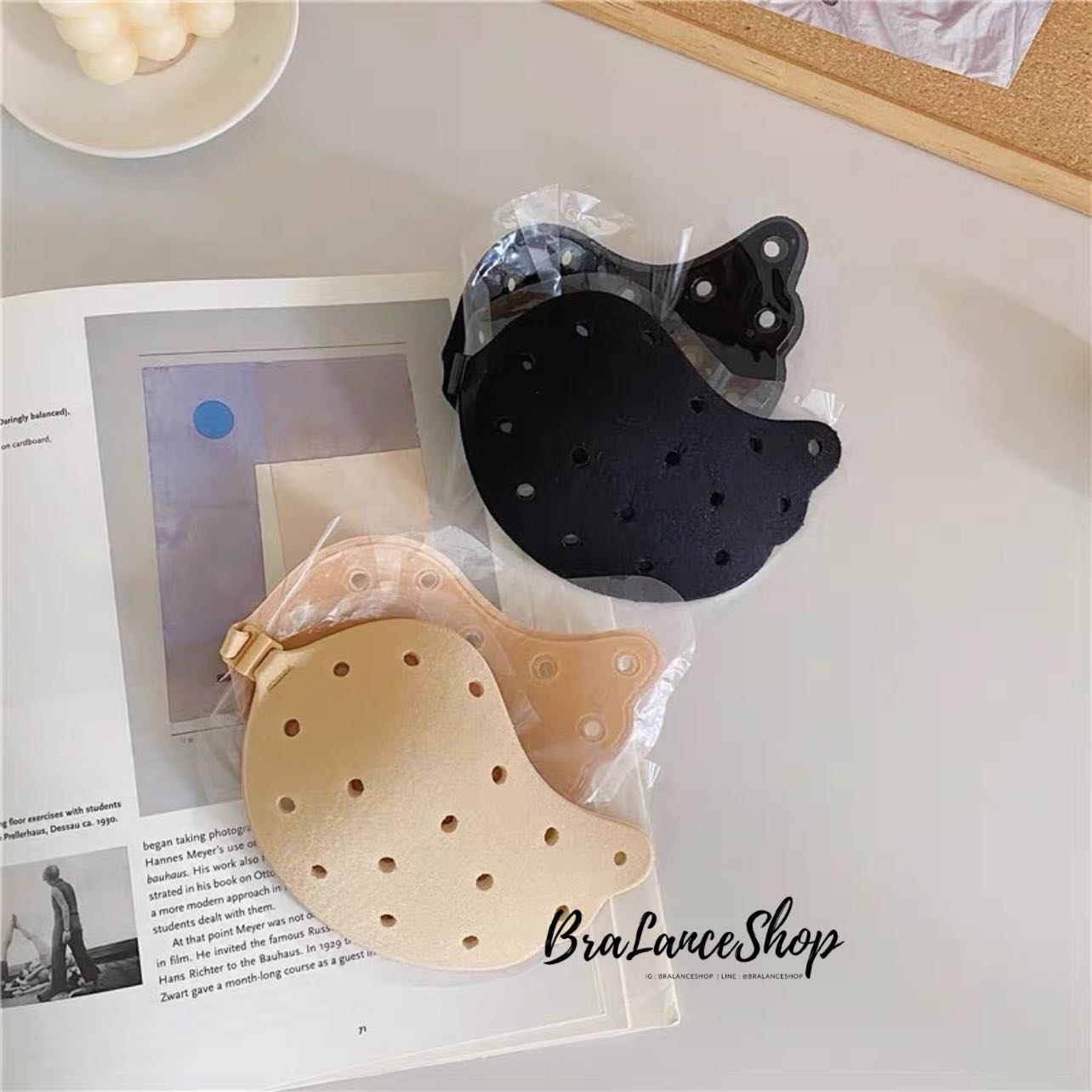 BLS✿J19 บราปีกนกแบบมีรูระบายอากาศ