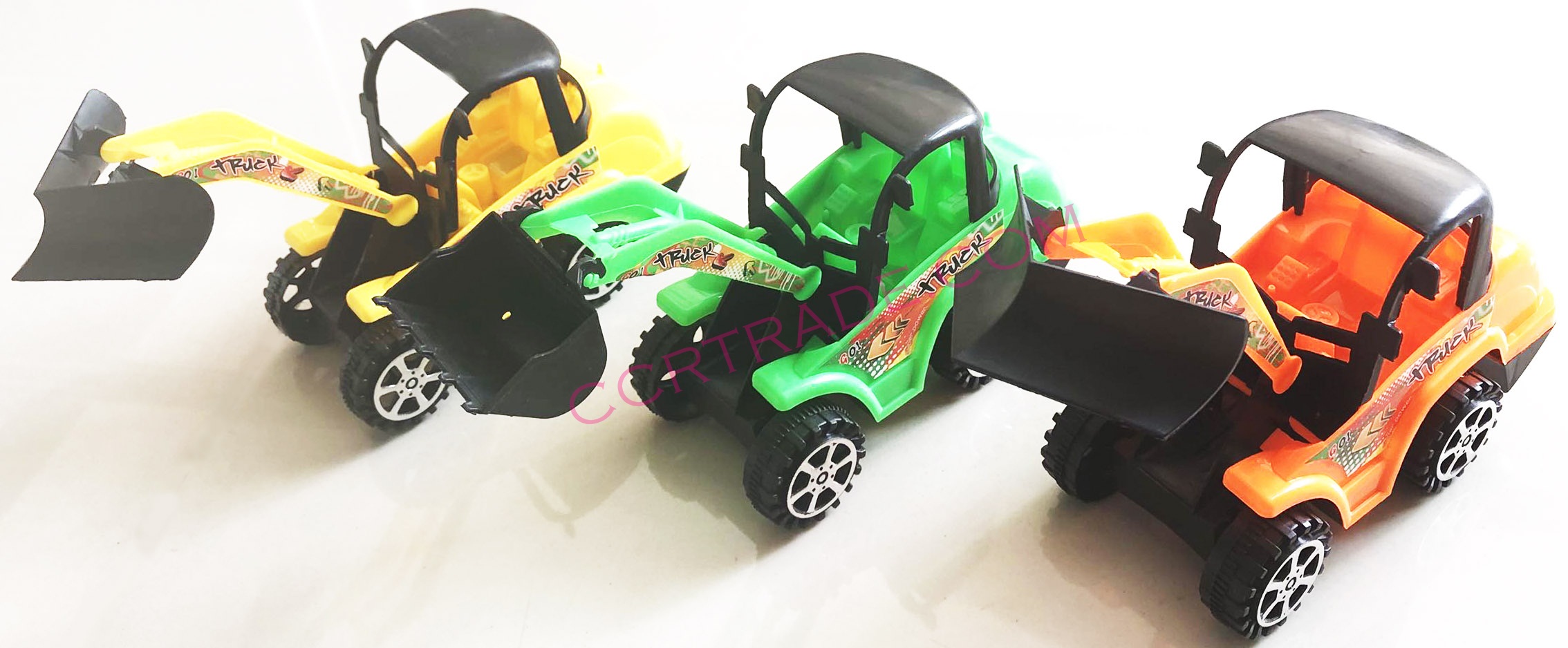 รถก่อสร้างสีสด มีลาน 22 ซม.