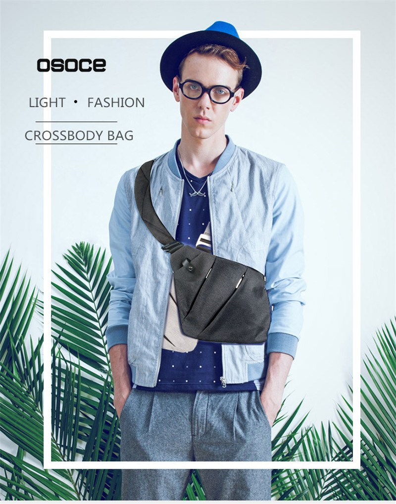 ขาย OSOCE CrossBody กระเป๋าสะพายแฟชั่น กันน้ำ น้ำหนักเบา