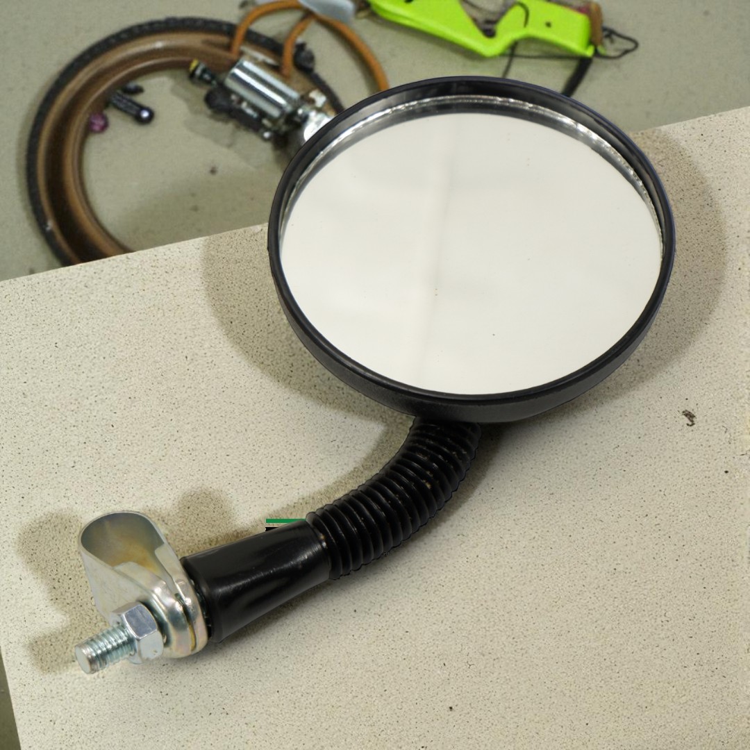 กระจกข้างจักรยาน มอเตอร์ไซค์ รถไฟฟ้า รุ่นใหม่ ขนาดใหญ่3.5นิ้ว (9ซม.)