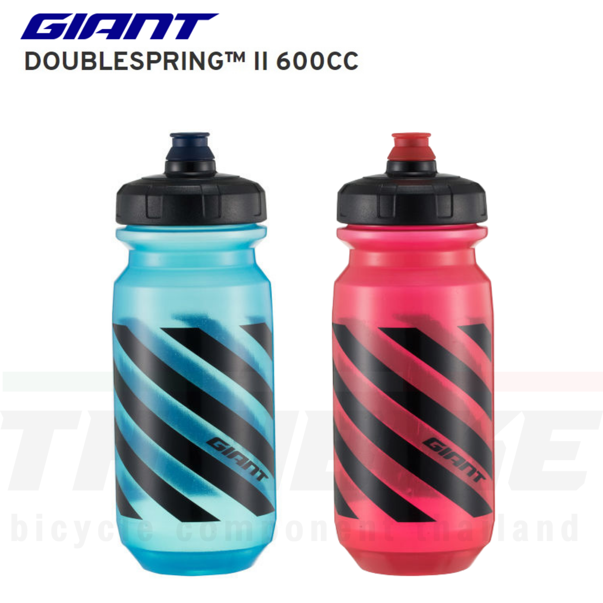 ขวดน้ำปั่นจักรยาน LIV/Giant Double Spring 600cc./750cc.