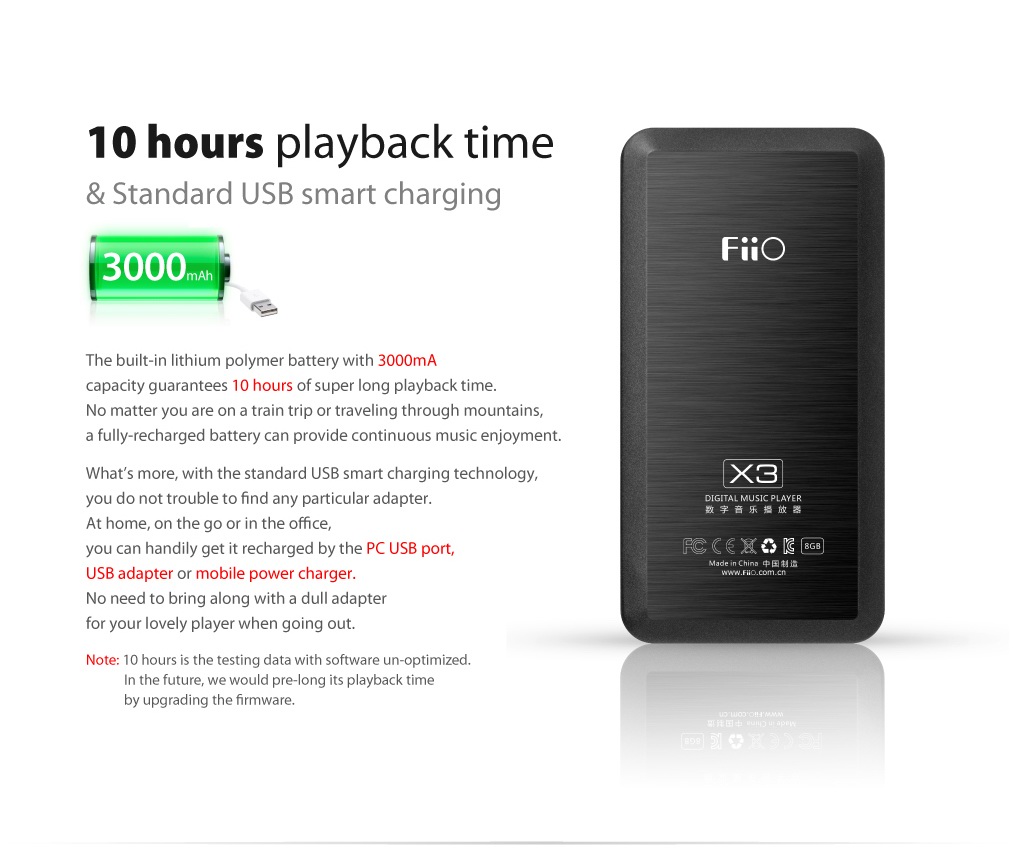 ขายFiiO X3 สุดยอดDAP+ Music Player ระดับเทพรองรับ ไฟล์Lossless มากที่สุด ใช้Wolfson WM8740 + ภาคแอมป์ของ E17 รองรับไฟล์สูงถึง 192k/24b
