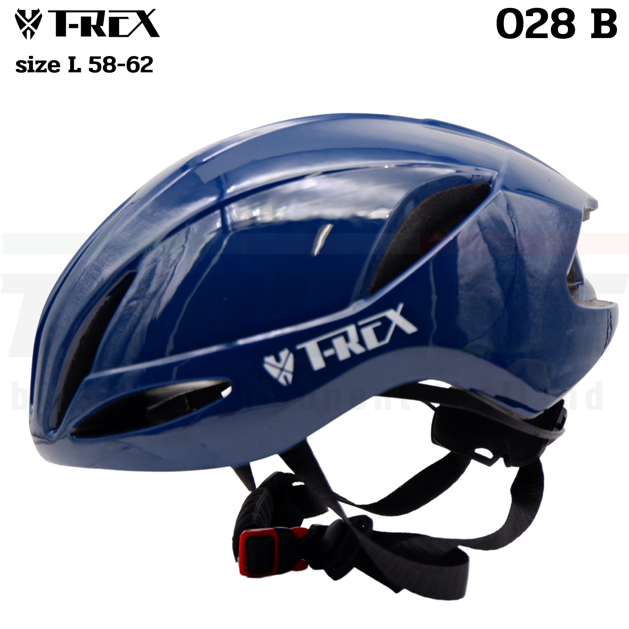 หมวกกันน็อคจักรยานเสือหมอบ เสือภูเขา THAIBIKE T-REX 028B SIZE L 58-62