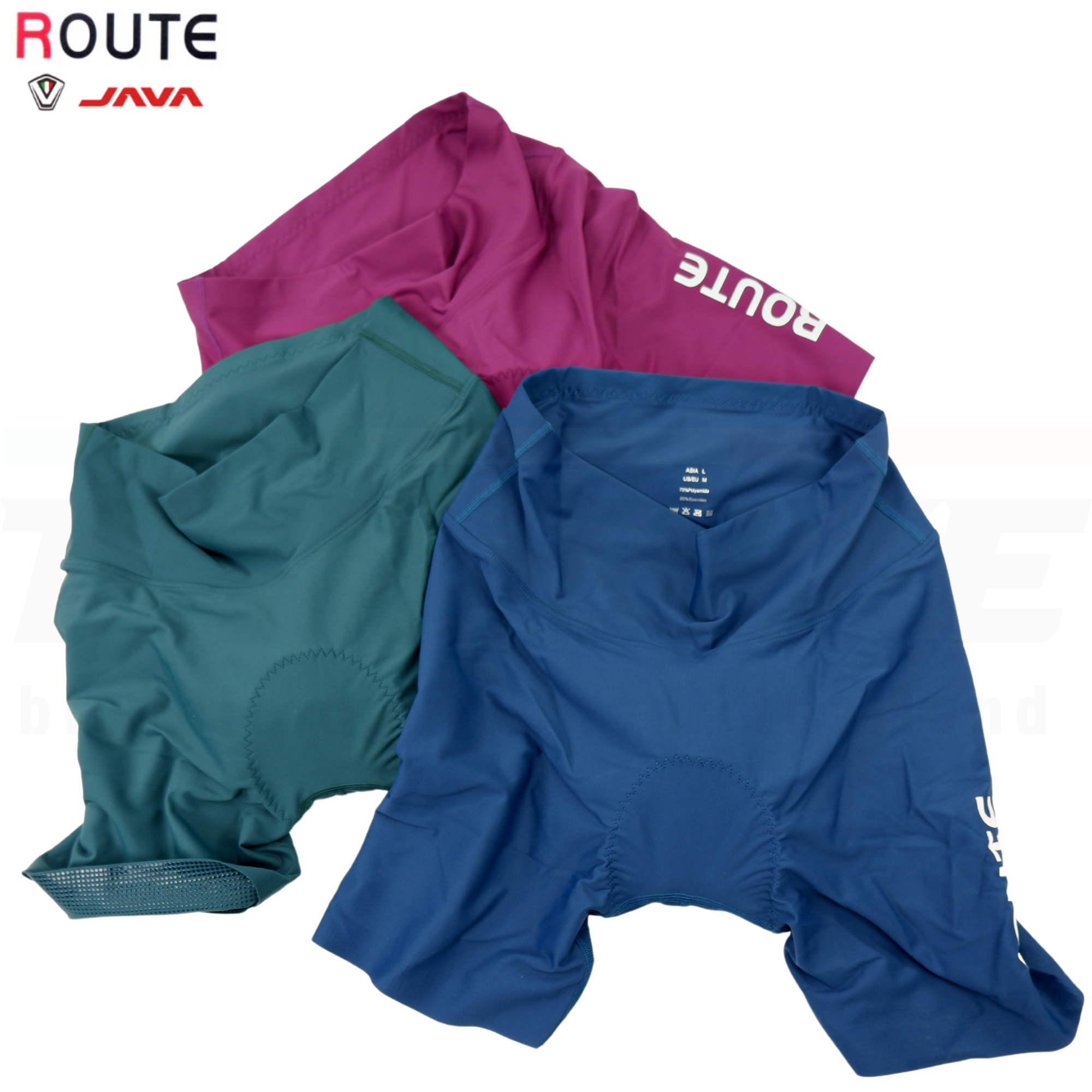 ผู้หญิง กางเกงปั่นจักรยานขาสั้นเป้าอิตาลี ยี่ห้อ Route by JAVA ของแท้ มีกล่อง