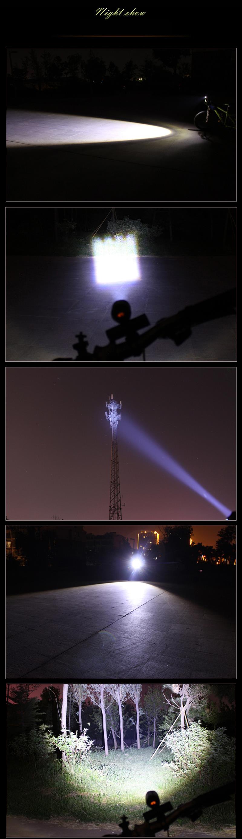 ไฟหน้าจักรยานชาร์จ USB ZK30 ปรับซูมได้