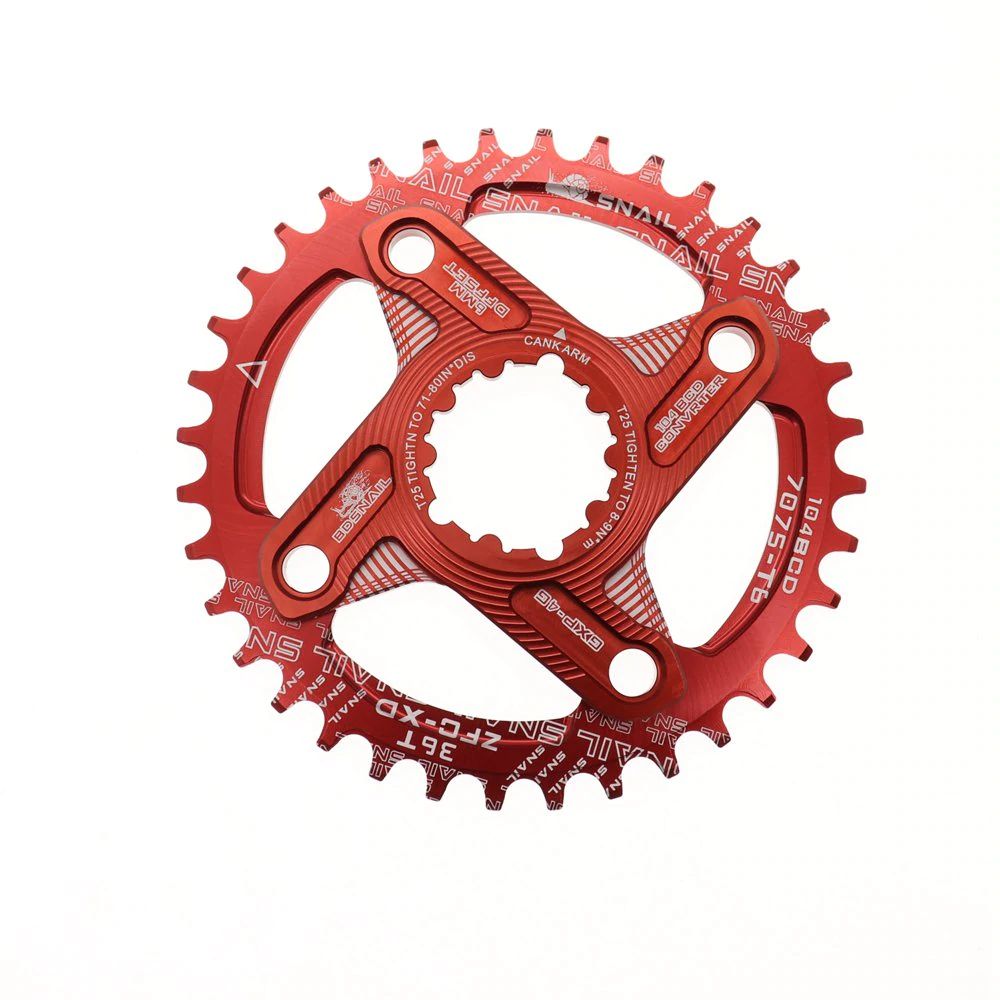 ตัวแปลงใบจานจาก GXP เป็น 104BCD แปลงใบจานจักรยาน SRAM เป็น SHIMANO