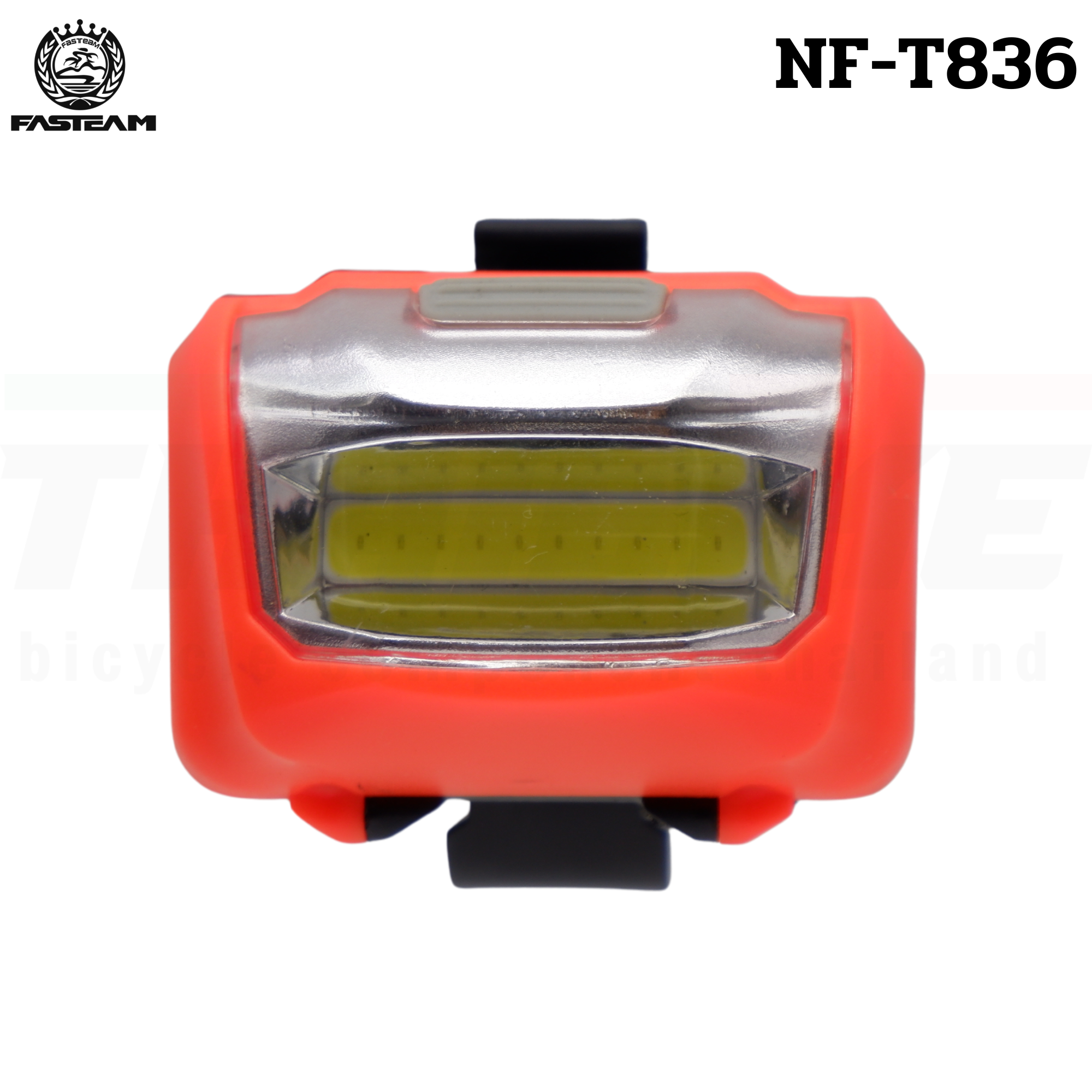 ไฟหน้าจักรยานสีขาว COB NF-T836 ใช้ถ่าน 3A 3 ก้อน