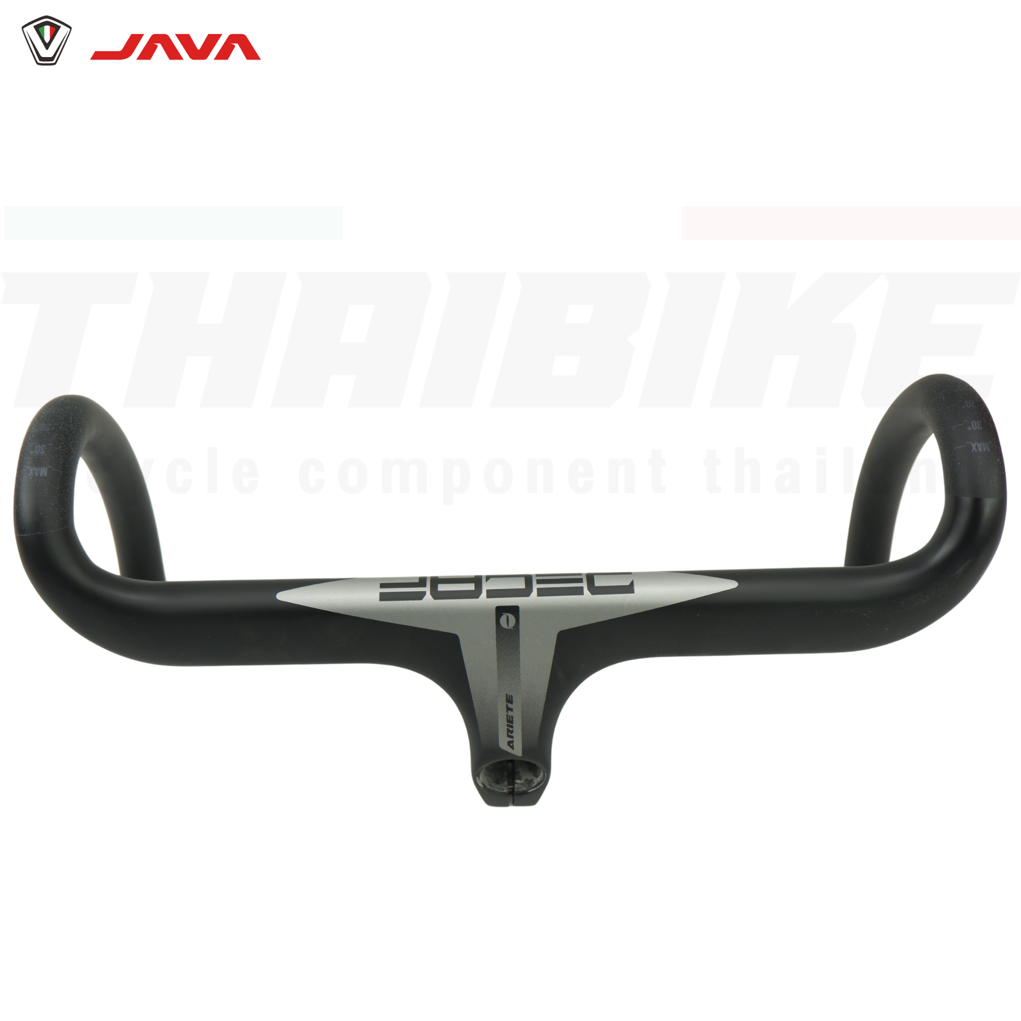 แฮนด์จักรยานคาร์บอนอินทริเกรตเสือหมอบ JAVA DECAF รุ่น ARIETE