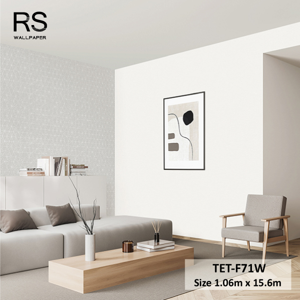วอลเปเปอร์ สไตล์โมเดิร์นสีเทา TET-F71W