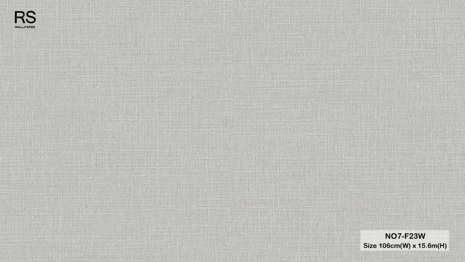 วอลเปเปอร์ลายผ้า สีเทา NO7-F23W