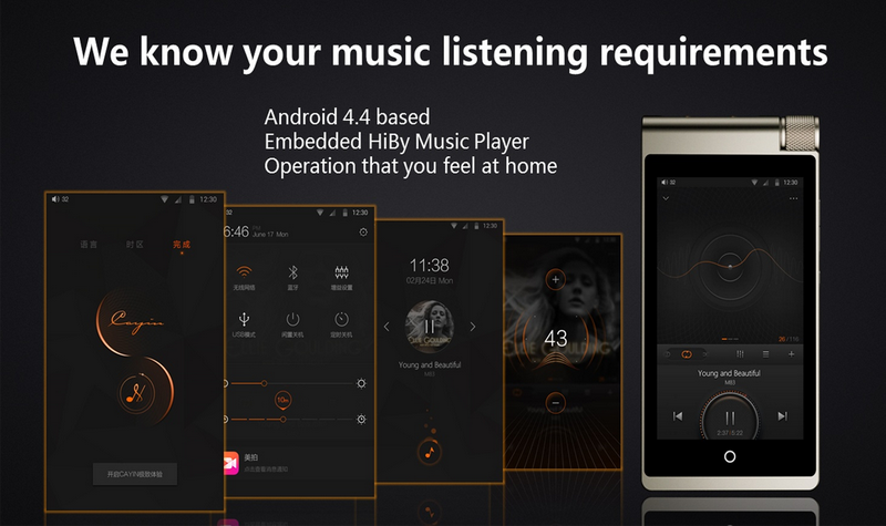 ขาย Cayin i5 สุดยอด Android Music Player ระดับเรือธงรองรับ lossless , dsd , pcm มี wifi และ bluetooth