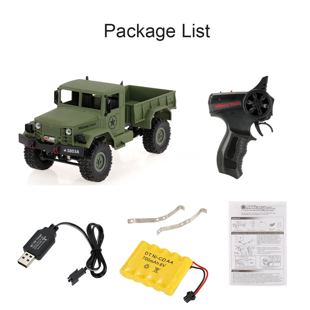 รถGMC U.S ARMY 4x4 รถทหารอเมริกัน - HENG LONG 3853A 1:16
