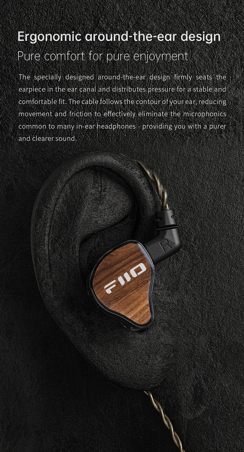 FiiO JadeAudio JH13 หูฟัง IEMs 3 ไดรเวอร์ 1DD+2BA สำหรับนักฟังเพลงคุณภาพสูง Faceplate ไม้แท้ ดีไซน์หรู ประกันศูนย์ไทย