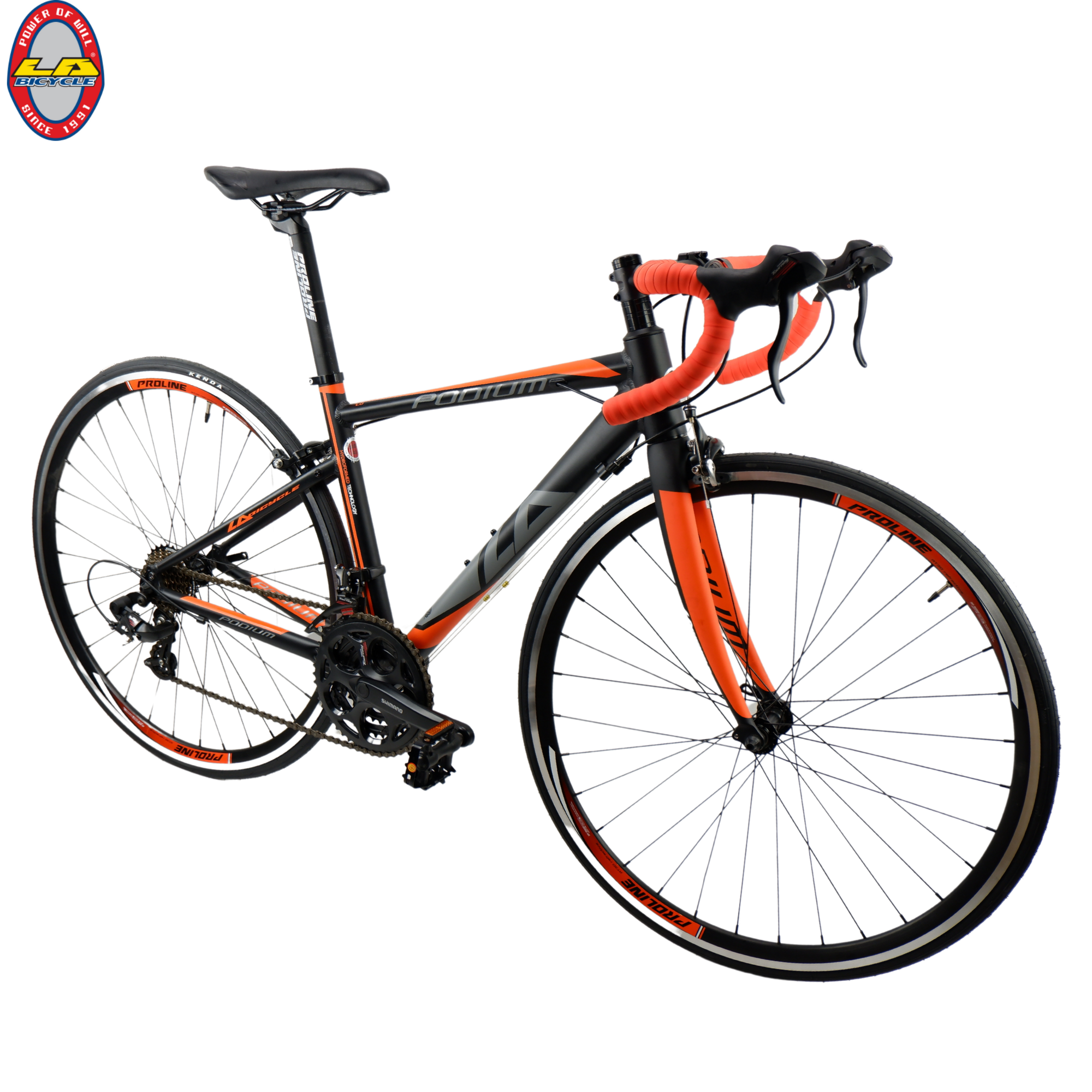 จักรยานเสือหมอบเกียร์ SHIMANO มือตบ LA PODIUM 1.0 700C