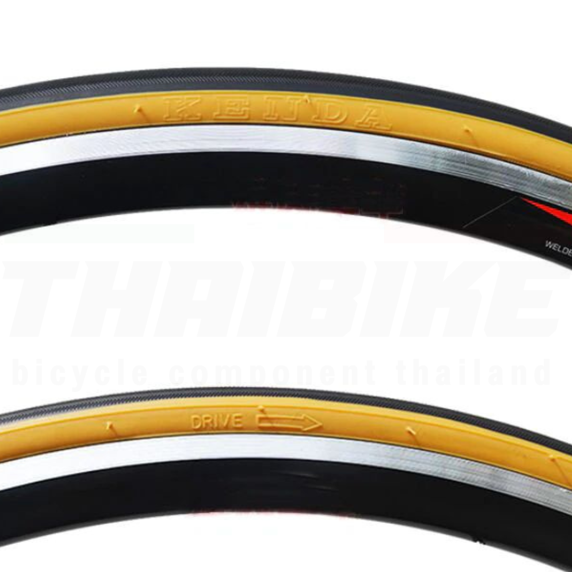 ยางนอกจักรยาน KENDA ขอบดำ/ขอบแก้ว K191 700X23C