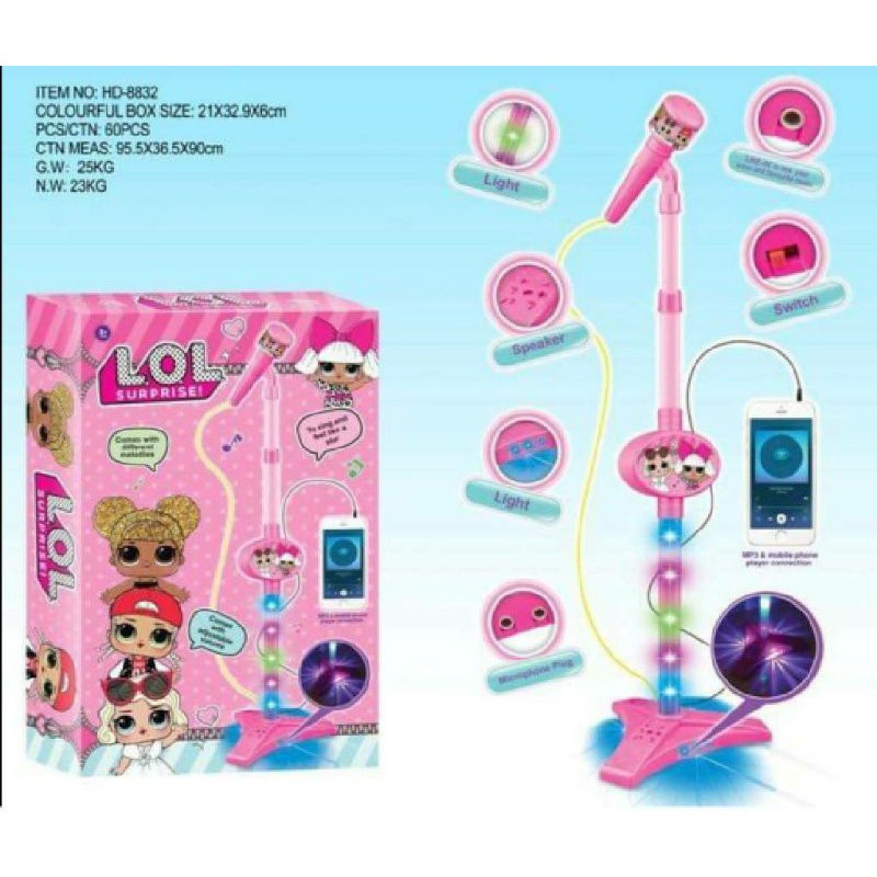 ไมโครโฟนเด็ก ไมโครโฟนเจ้าหญิง ไมโครโฟนสไปเดอร์แมน ไมโครโฟน lol