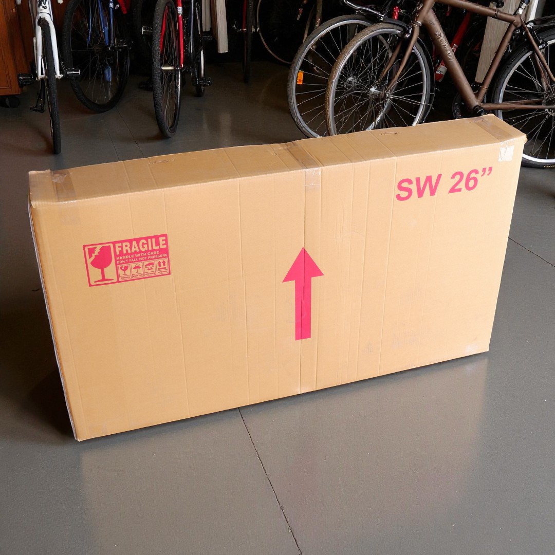 📦 กล่องจักรยานเปล่ามือสอง 🚴♂️ คละยี่ห้อ คละลาย สภาพดี ใช้งานได้ปกติ