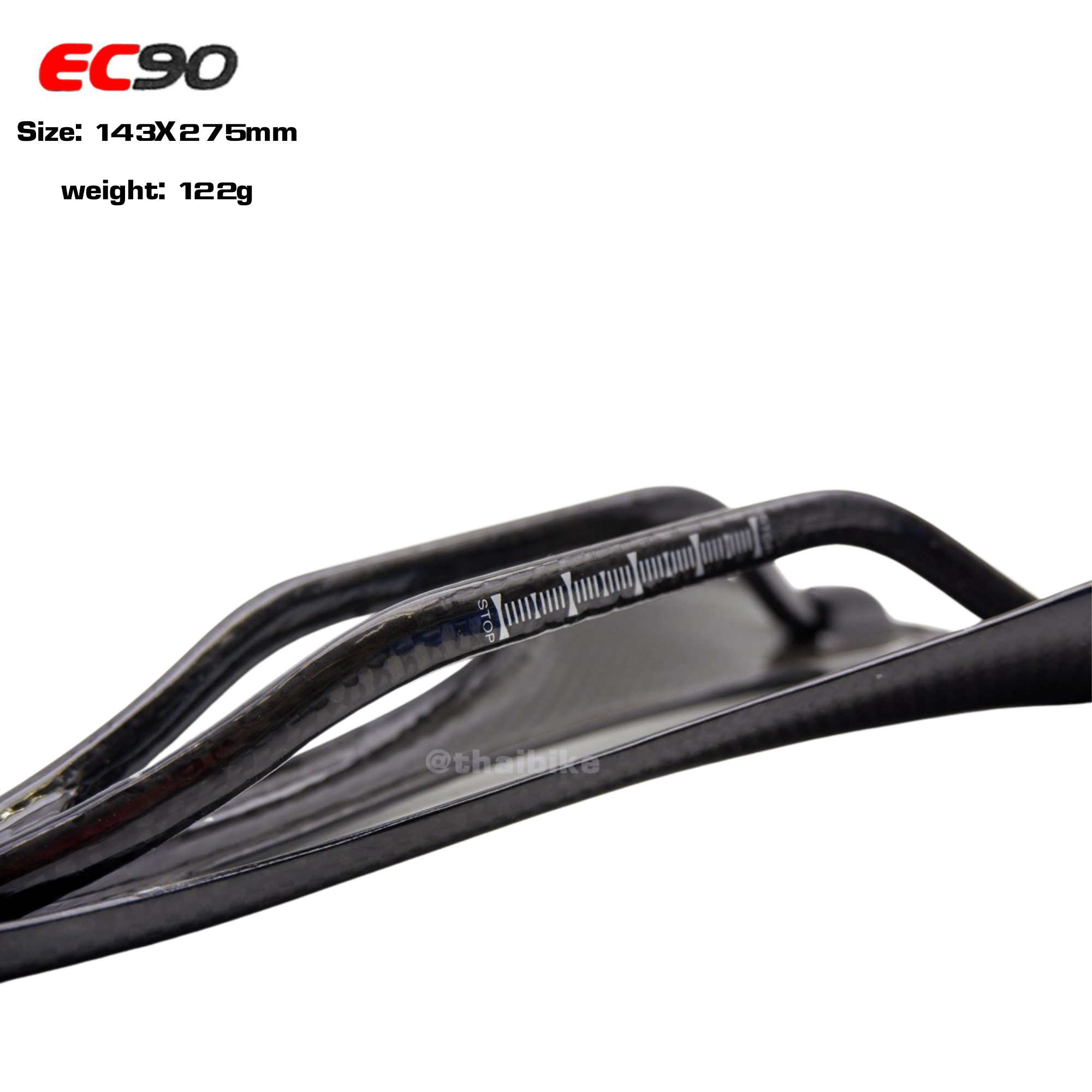 อานจักรยาน FULL CARBON EC90 รางคาร์บอน น้ำหนักเบา