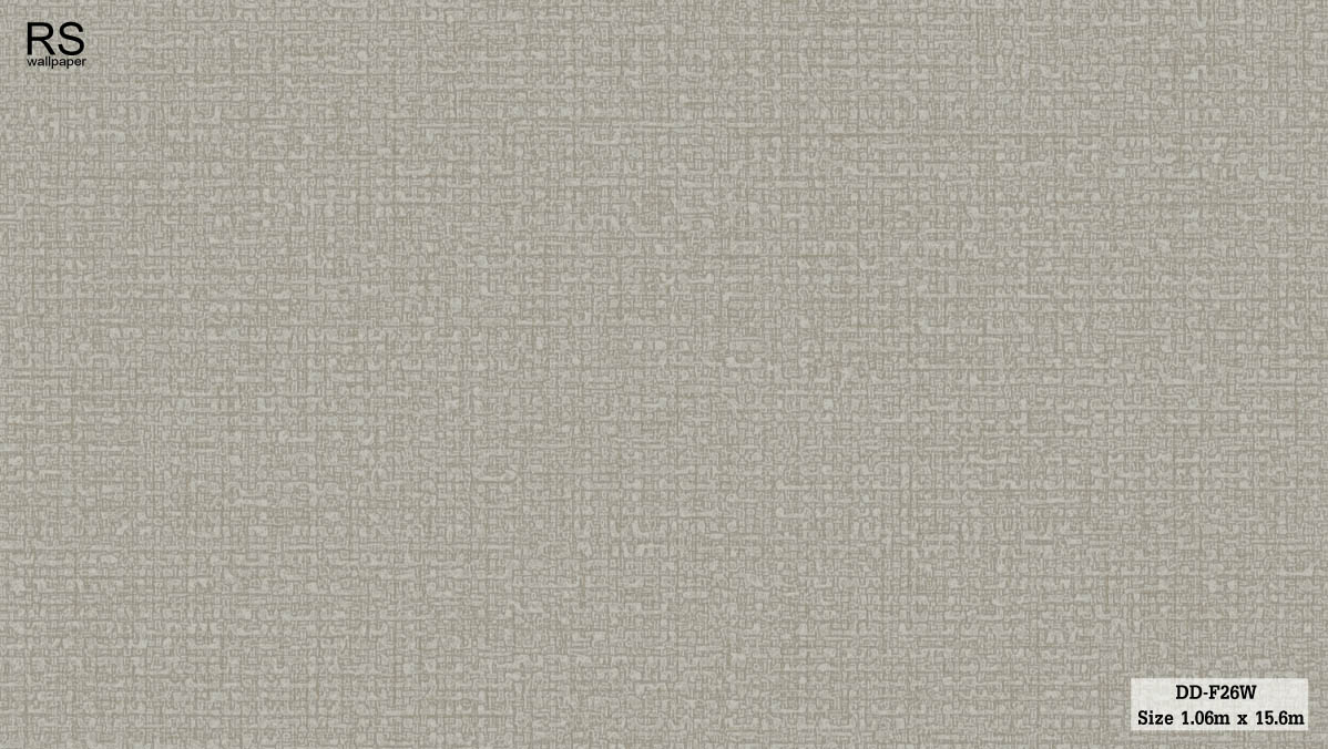 วอลเปเปอร์ลายผ้าทักสาน สีน้ำตาล-กากี DD-F26W