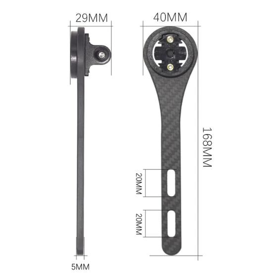 ขายึดไมล์ใส่แฮนด์อินทริเกต EC90 จักรยาน GARMIN BRYTON IGPSPORT