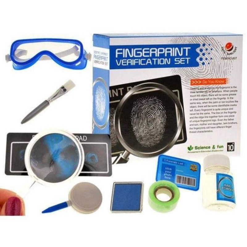 Fingerprint Verification Set 🧐ชุดเซตของเล่นวิทยาศาสตร์ ชุดตรวจหาลายนิ้วมือ พร้อมส่งจากไทย‼️