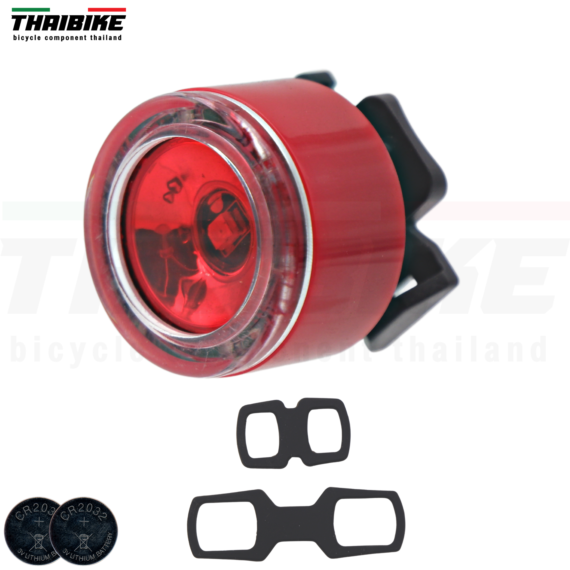 ไฟท้ายจักรยานใช้ถ่าน ไฟติดหมวก FY-305