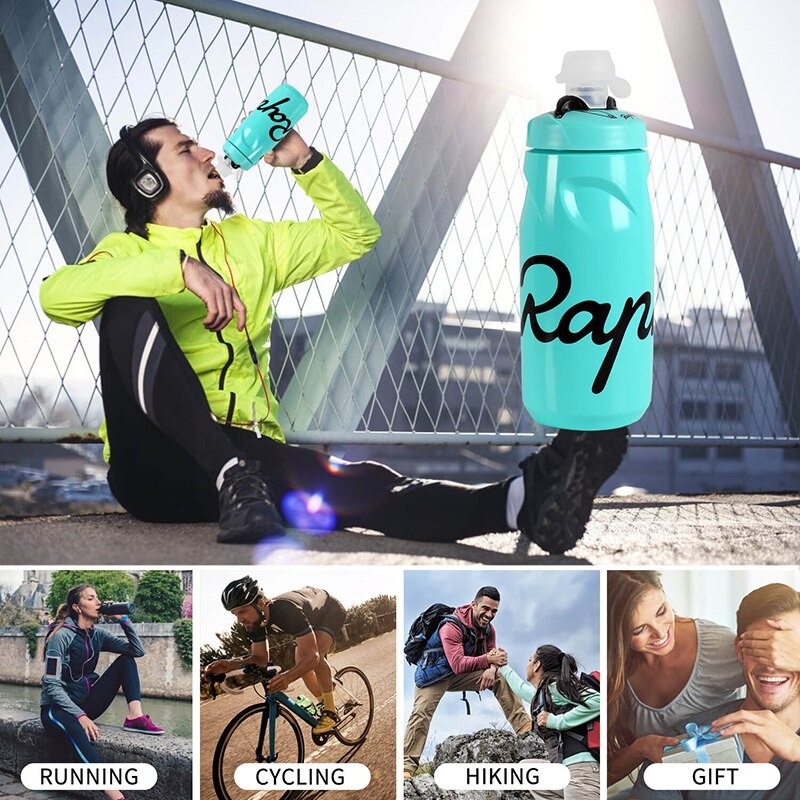 NEW !!ขวดน้ำจักรยาน rapha ของแท้ พลาสติกนุ่ม ขนาด 620ml พิเศษแถมฟรีฝาปิดขวด