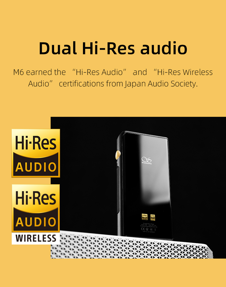 พรีออเดอร์ Shanling M6 2021 (รุ่นปกติ) Dap พกพารองรับ Dual Hi-Res ประกันศูนย์ไทย