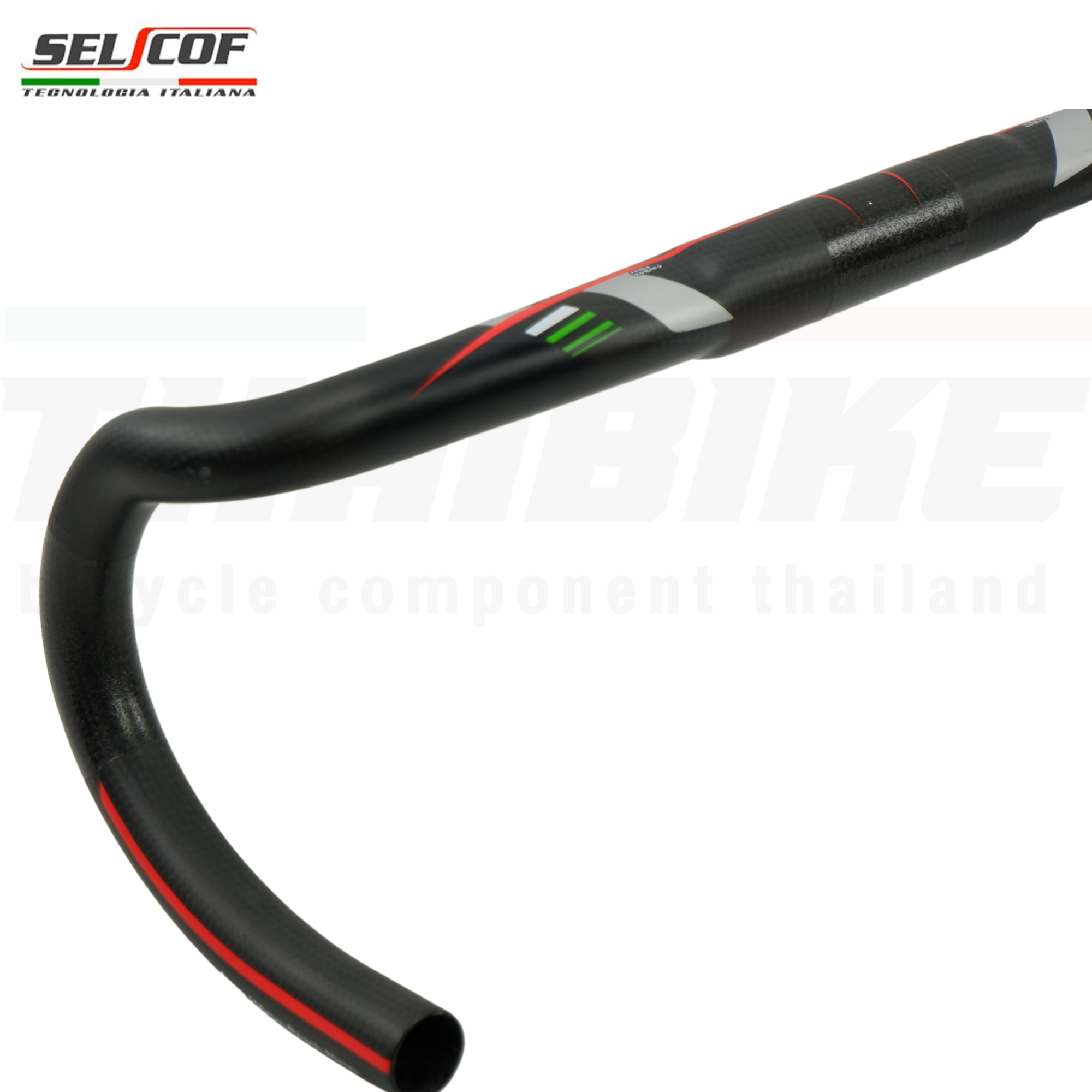 แฮนด์จักรยานเสือหมอบฟูลคาร์บอน SELCOF MC CARBON