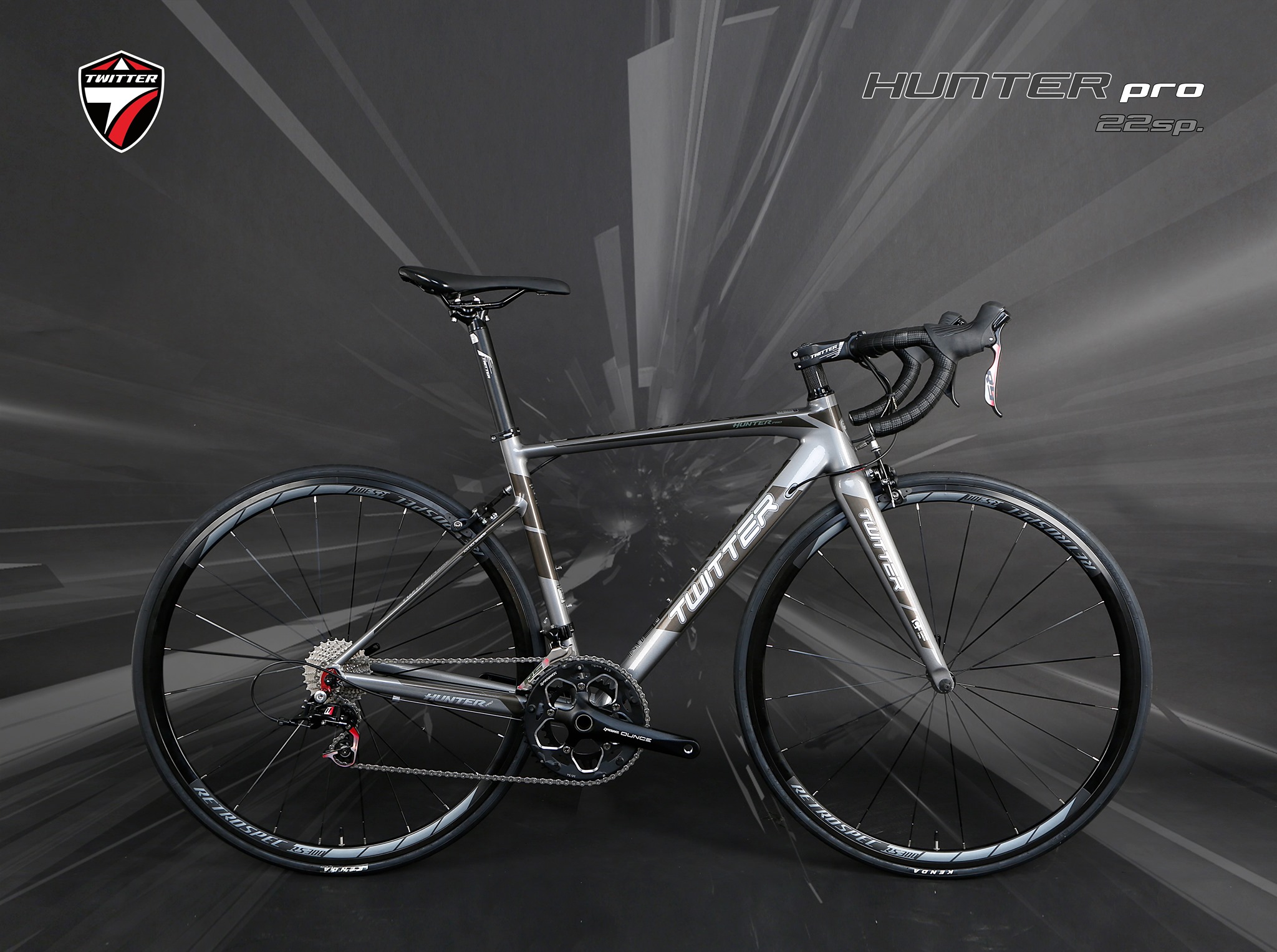 จักรยานเสือหมอบ TWITER รุ่น HUNTER PRO 11SPD