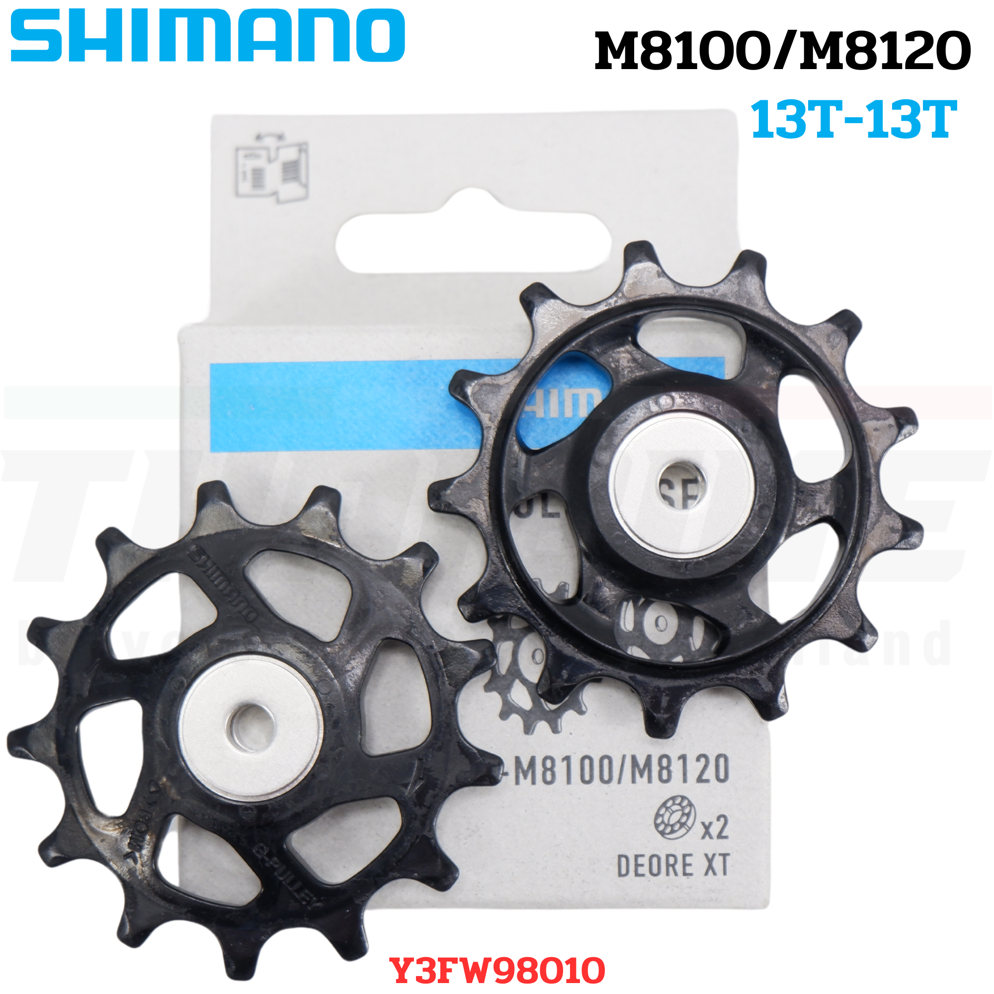 ลูกกลิ้งตีนผีหลังจักรยานเสือหมอบ PULLEY SHIMANO 4700/5800/6800/R8000/M4000/M610/M6000/M7000/M780/M8000/6700/Deore/XT/SLX/Ultegra/105