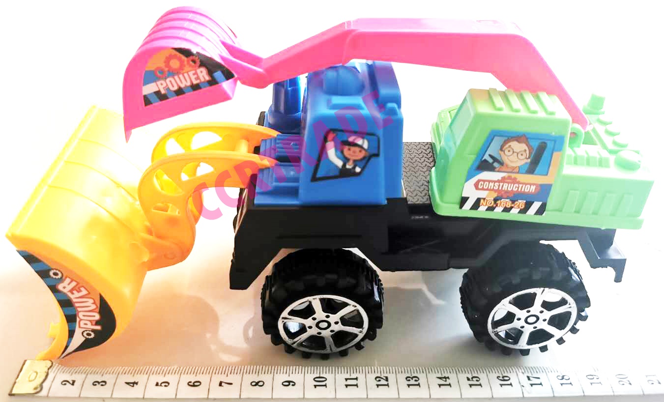 รถก่อสร้างจัมโบ้สีหวาน 2 หัว 20 ซม.