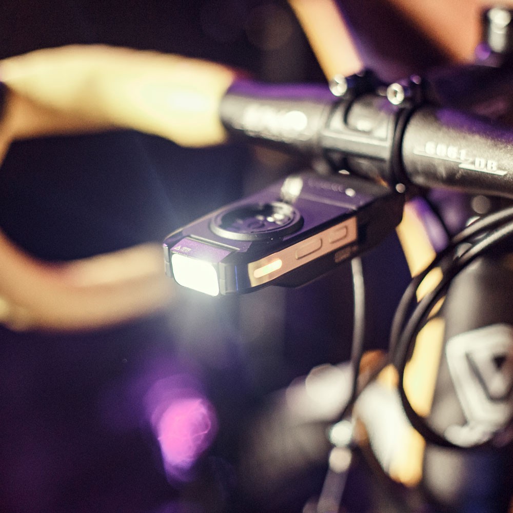 ขายึดไมล์จักรยานแบบมีไฟ MOON “MX” COMPUTER MOUNT x LIGHT GARMIN