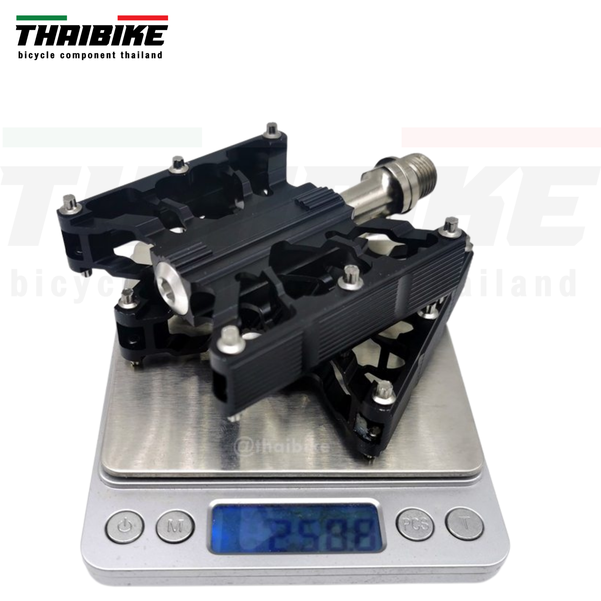 บันไดจักรยานอลูมิเนียม แบบแบริ่ง สุดลื่น ยี่ห้อ THAIBIKE 258