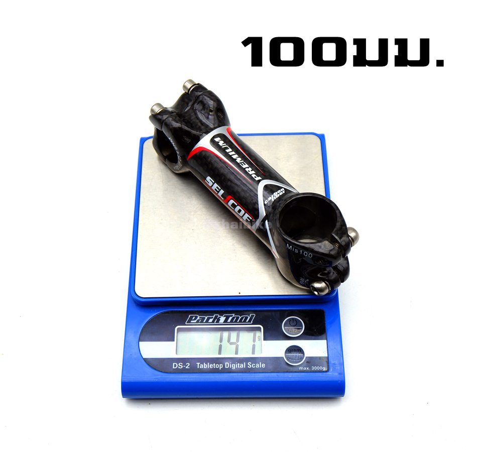 สเต็มจักรยานอลูมิเนียมเคลือบคาร์บอน SELCOF KA04W +-10 25.4mm