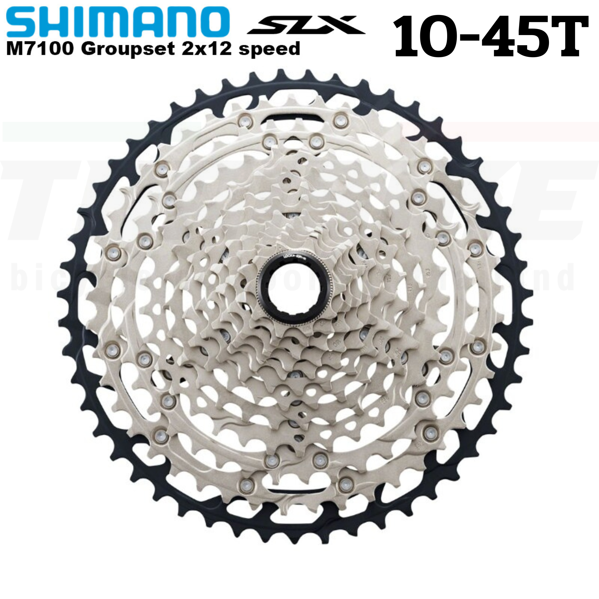 ชุดเกียร์จักรยานเสือภูเขา 12SPD Shimano SLX M7100 Groupset