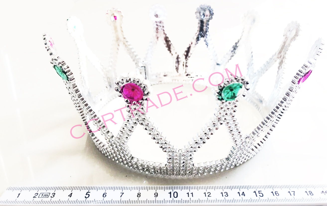 มงกุฎราชินี คละสีเงินทอง (Free size)