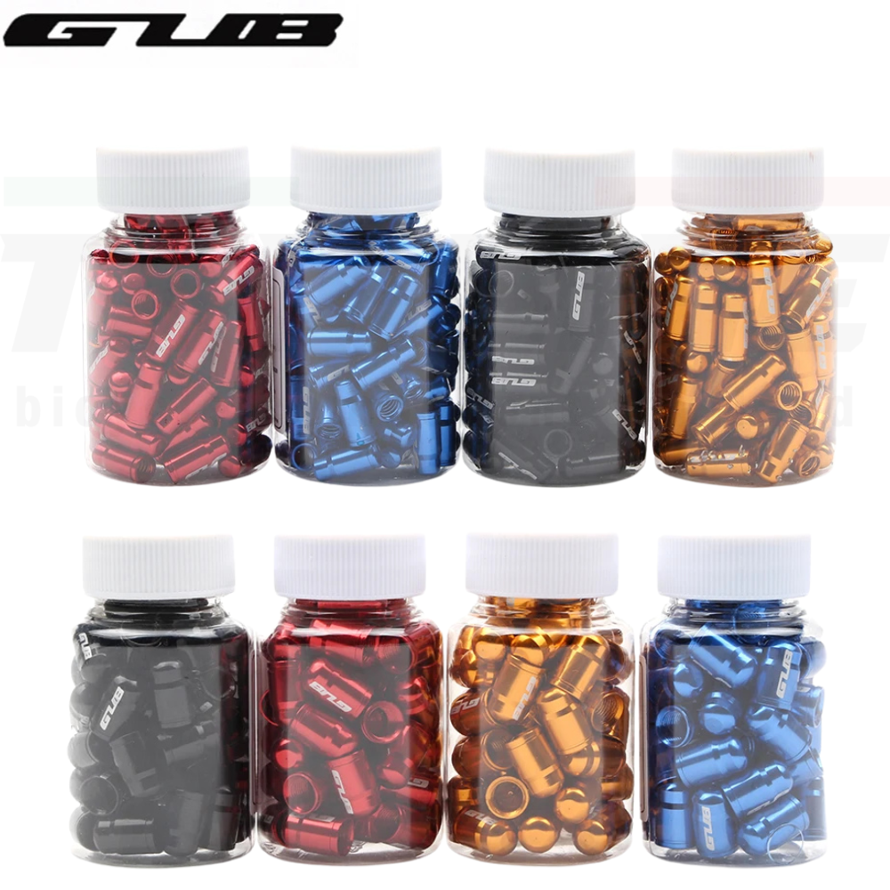 GUB ฝาปิดจุ๊บลมล้อจักรยาน อะลูมิเนียม 2 ชิ้น กันฝุ่น รองรับ Presta และ Schrader ใช้ได้กับ MTB/Road/Scooter/รถยนต์