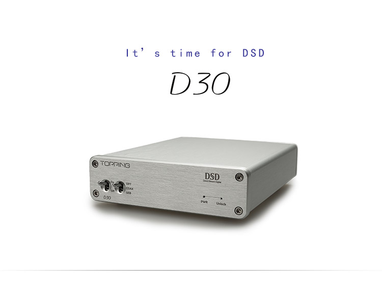 ขาย Topping D30 DAC ตั้งโต๊ะชุดใหญ่ชิป Cirrus CS4398 รองรับ DSD Hi-res
