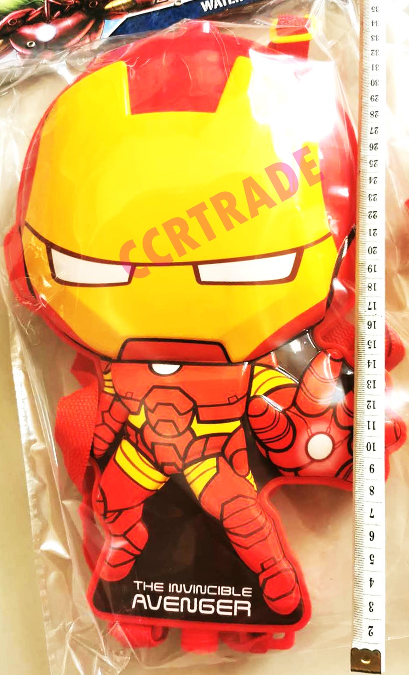 เป้ฉีดน้ำไอร่อนแมนจัมโบ้+ปืนปั้มลม 39x51 ซม.(ลิขสิทธิ์แท้)(1x2)