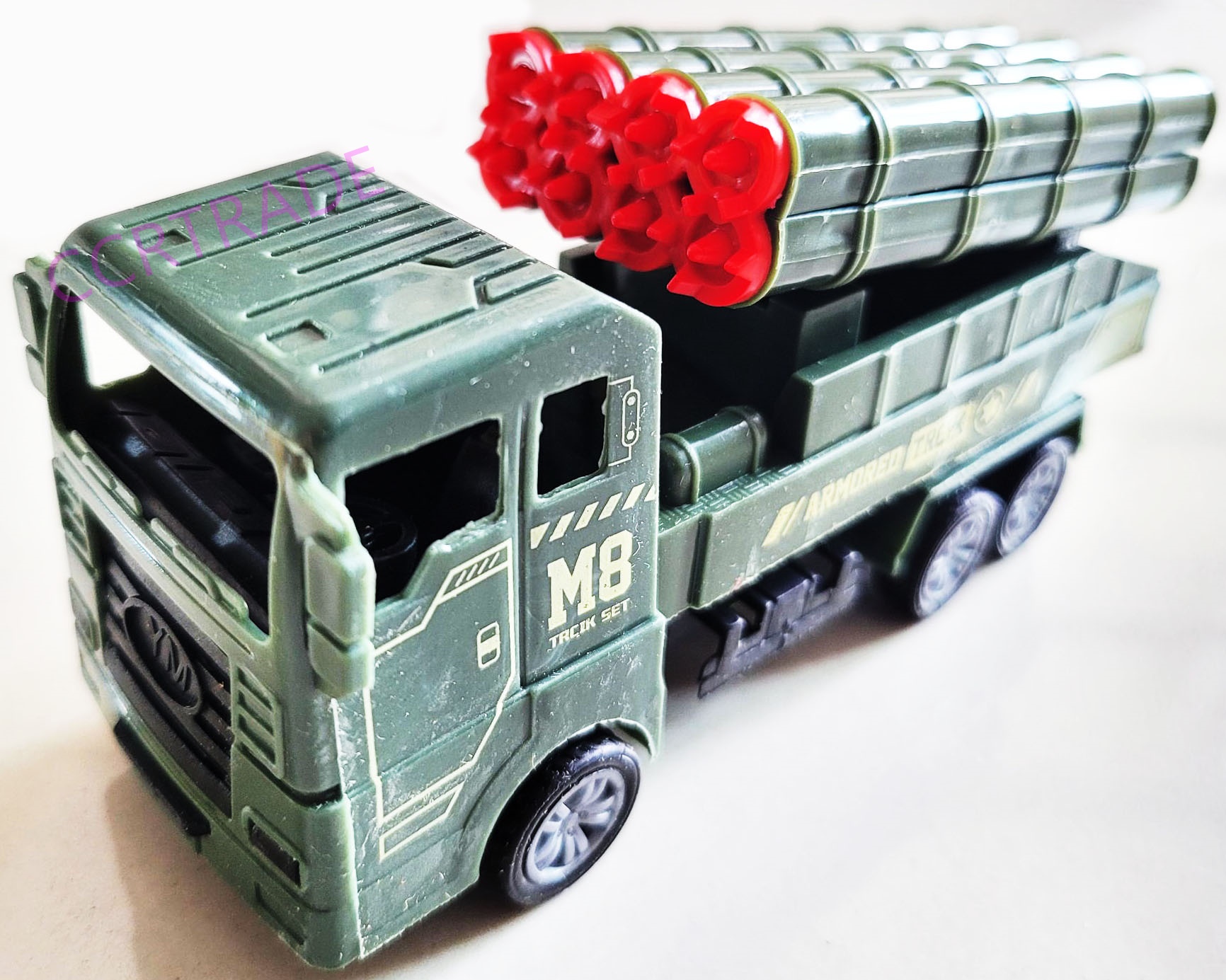 รถทหารใหญ่ มีลานกล่อง 4.5x12 ซม.