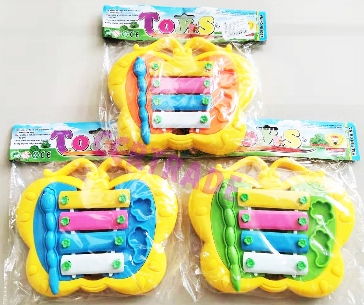 นิ้งหน่องผีเสื้อจัมโบ้ มีเสียงถุง PVC 22.5 ซม.