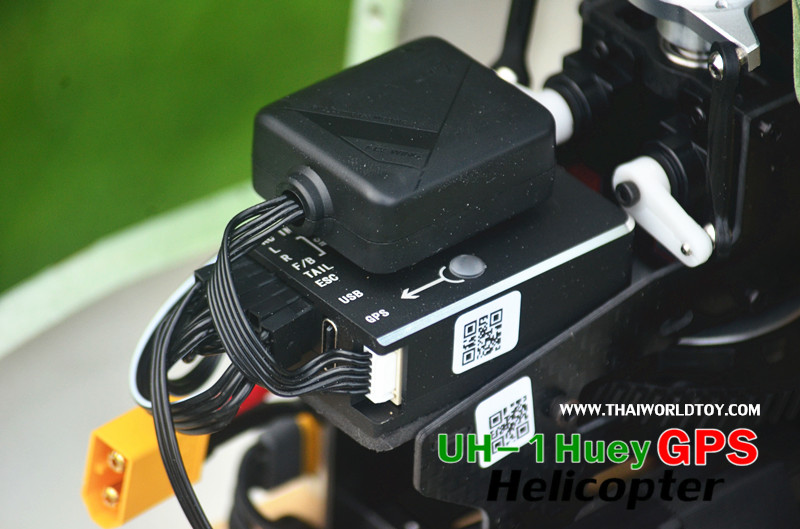 ๊็UH-1 Huey GPS Helicopter 450 FLywing+H1
