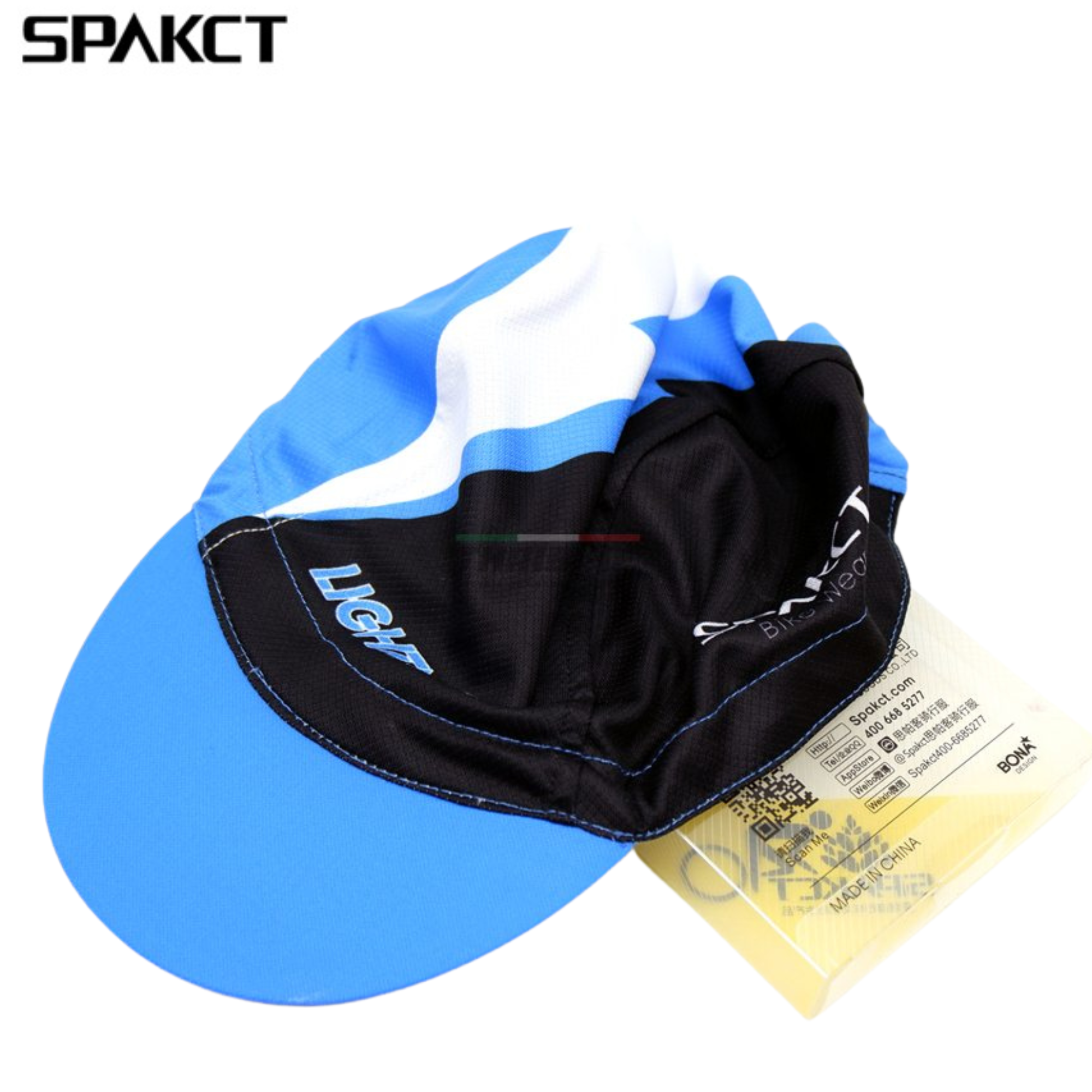 หมวกแก็บสำหรับปั่นจักรยาน SPAKCT คอตตอน 100% หมวกกันเหงื่อ